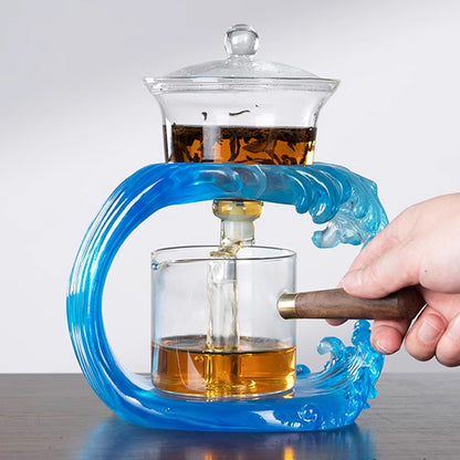 Hailang Style Automatic Tea set Housewarming Gift Set Lazy Tea Set