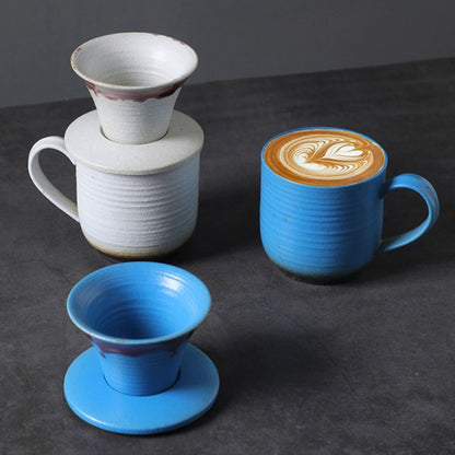 Ceramic Retro Coffee Dripper Set